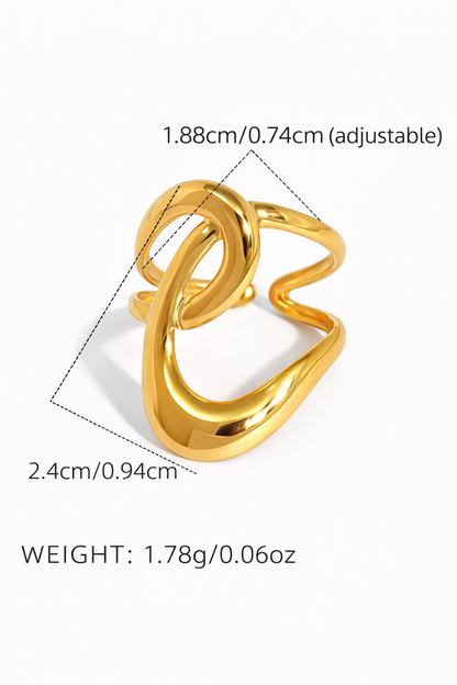 Anillo estilo francés acero inoxidable