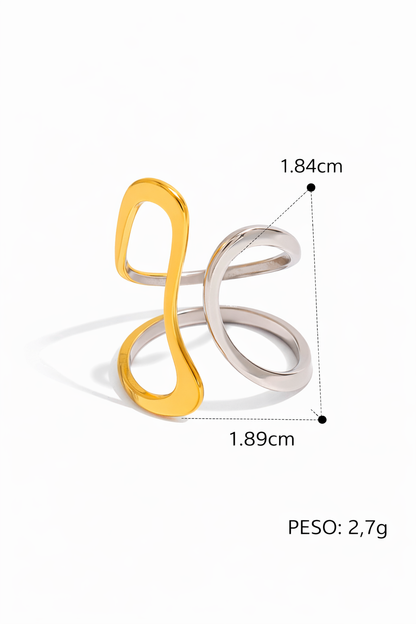 Anillo balance acero inoxidable