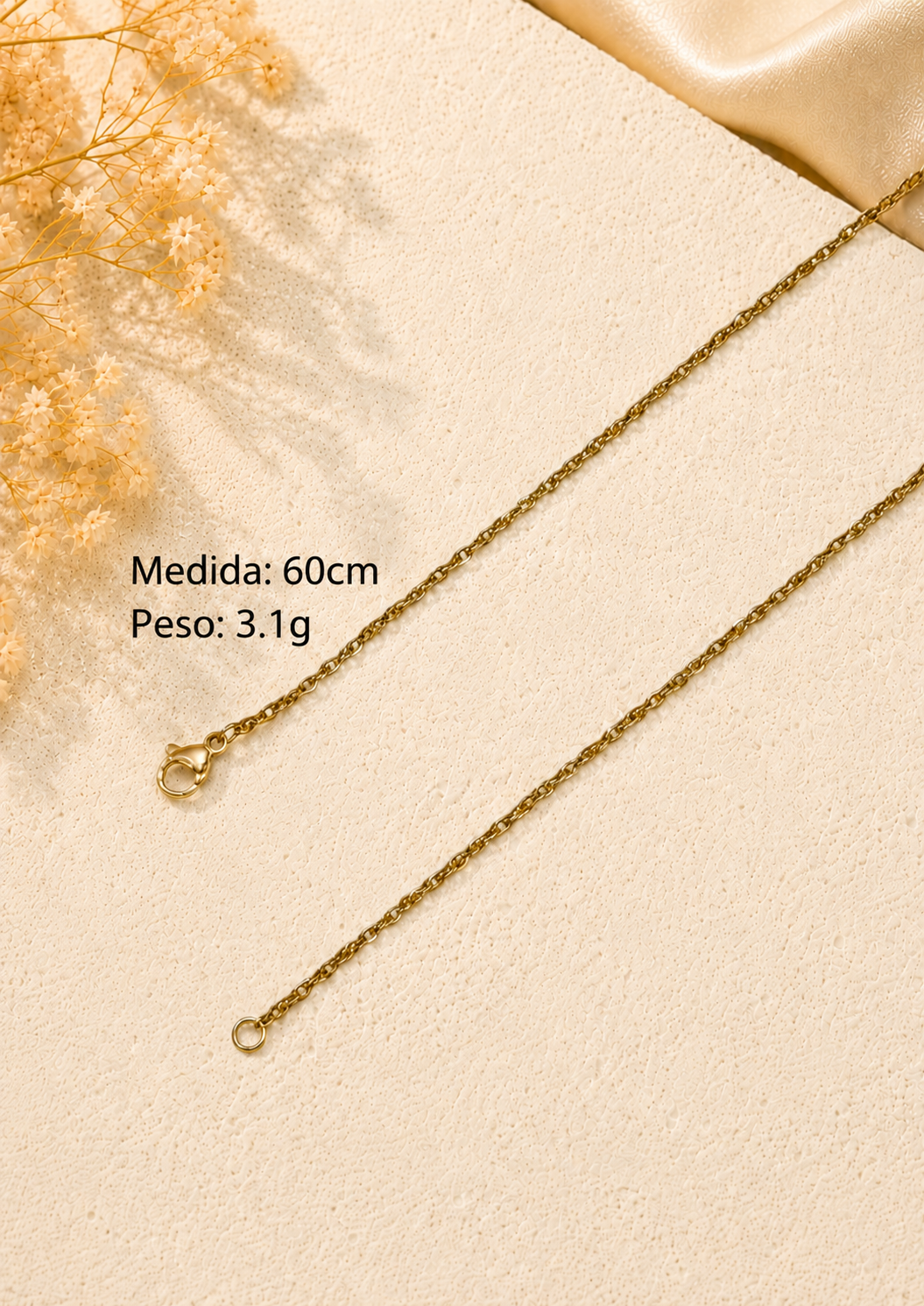 Cadena tejido chino acero inoxidable
