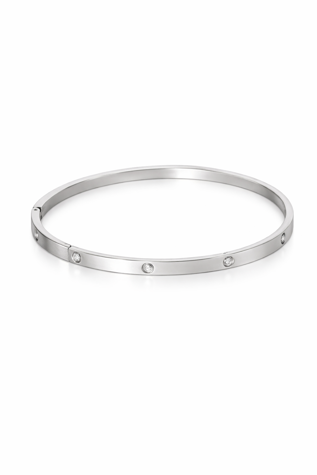 Pulsera lisa acero inoxidable