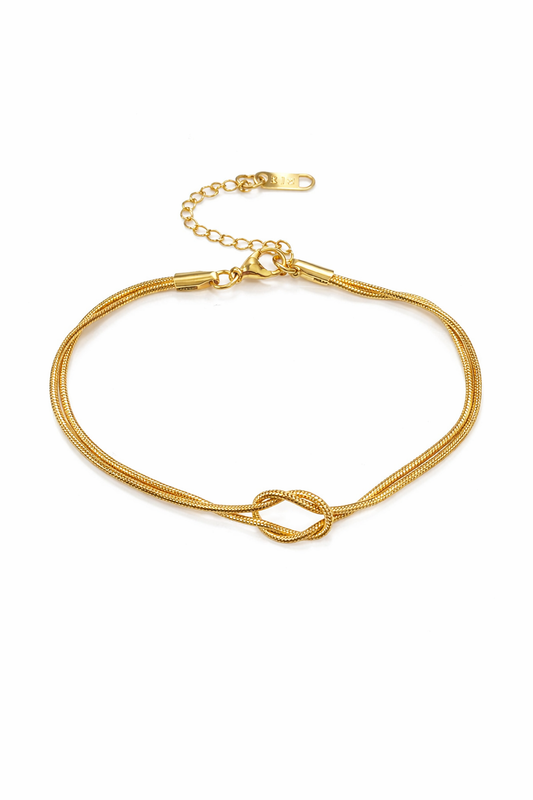 Pulseras con nudo acero inoxidable