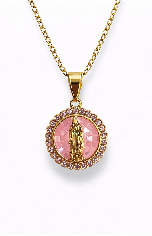 Juegos de Acero Inoxidable Virgen Medallas Colores