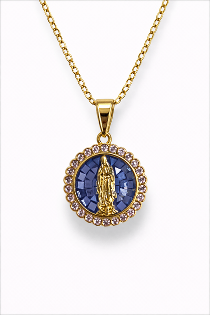 Juegos de Acero Inoxidable Virgen Medallas Colores