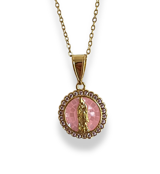 Juegos de Acero Inoxidable Virgen Medallas Colores