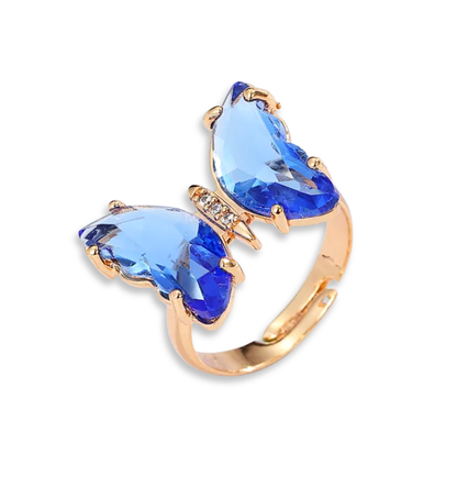 Anillos Mariposa Piedras