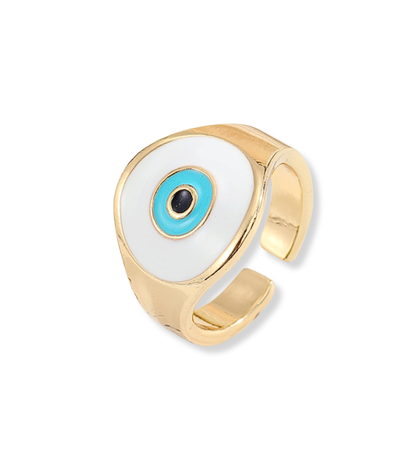 Anillo Ojo Turco Azul