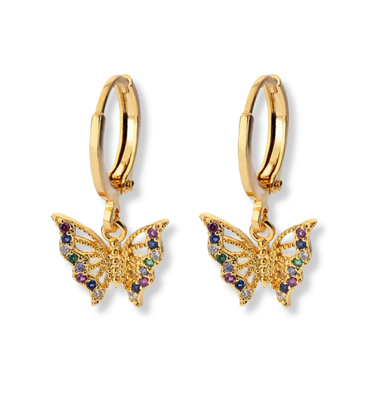 Huggies Mariposa Colores Acero Inoxidable