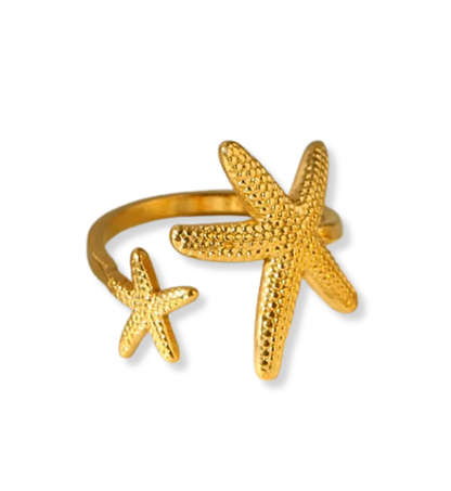 Anillo Estrellas Acero Inoxidable