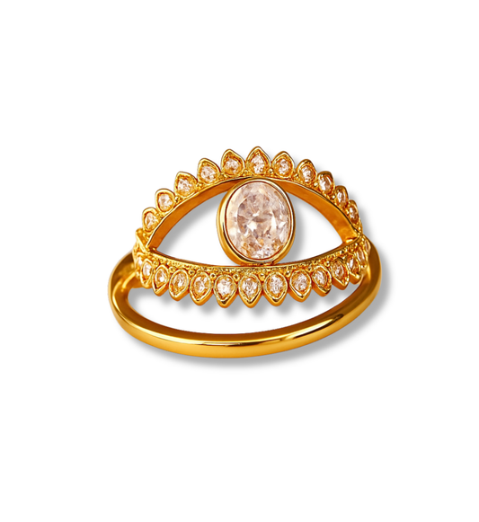 Anillo Ojo Con Circón