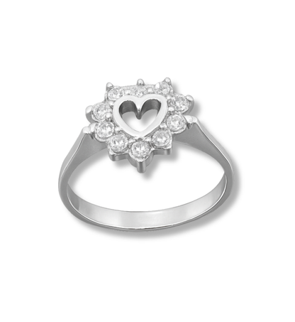 Anillo Plata Corazón