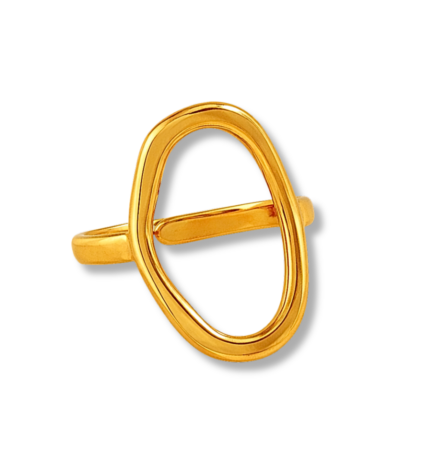 Anillo Ovalado Acero Inoxidable