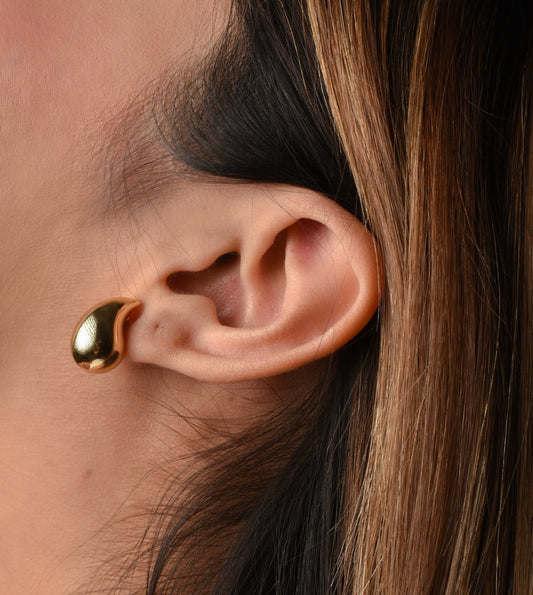 Aretes de gotita acero