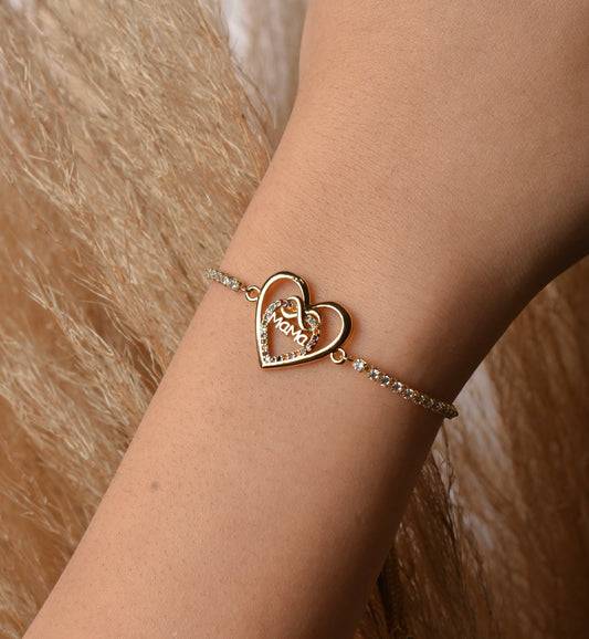 Pulsera Mamá Corazón