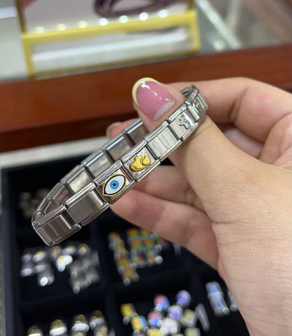 Italian Bracelet Plateada