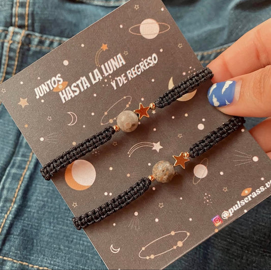 Pulseras Luna y Estrella