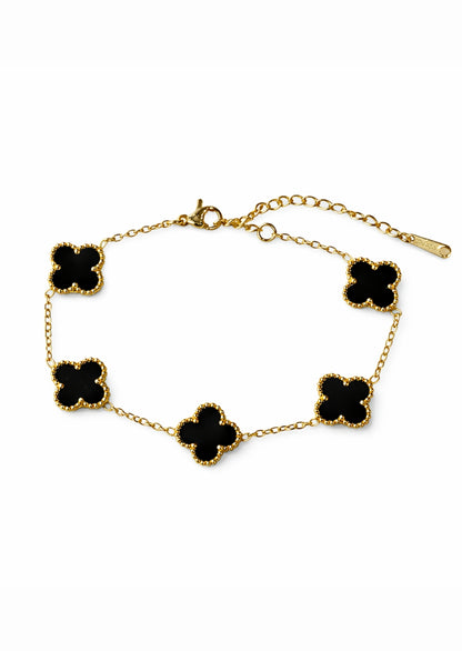 Pulseras estilo vancleef acero inoxidable