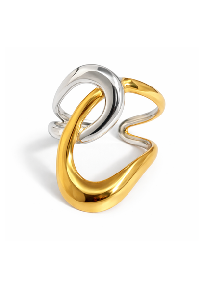 Anillo estilo francés acero inoxidable