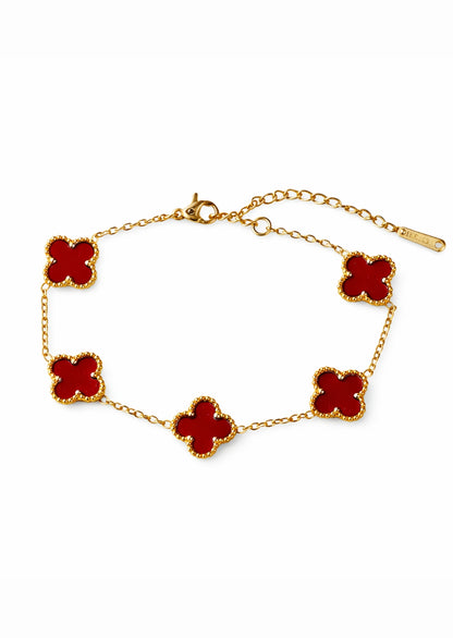 Pulseras estilo vancleef acero inoxidable