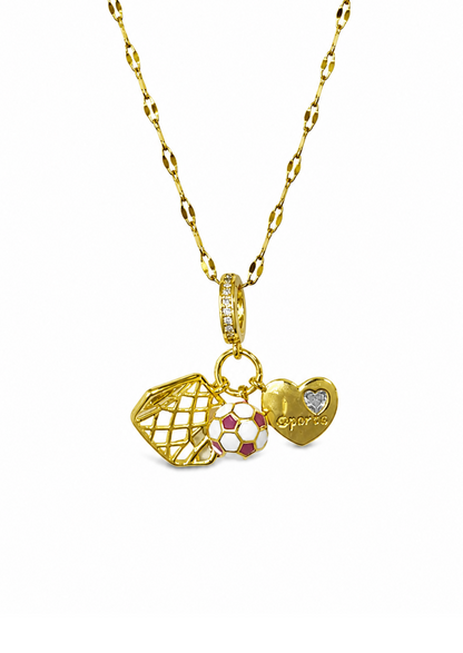 Collares deporte acero inoxidable