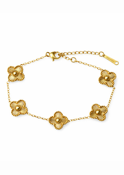 Pulseras estilo vancleef acero inoxidable