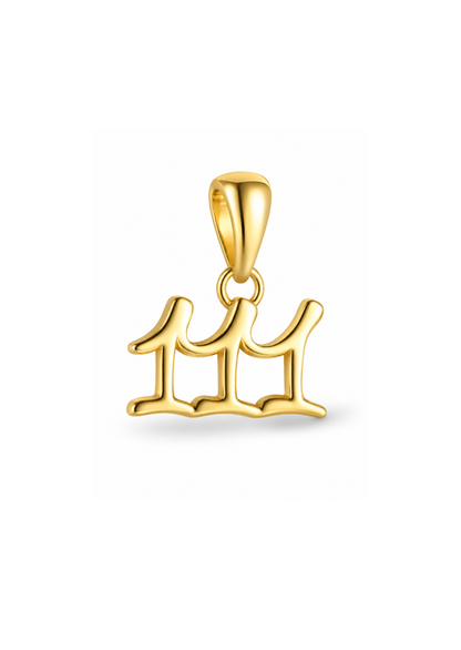 Dijes números angelicales plata 925