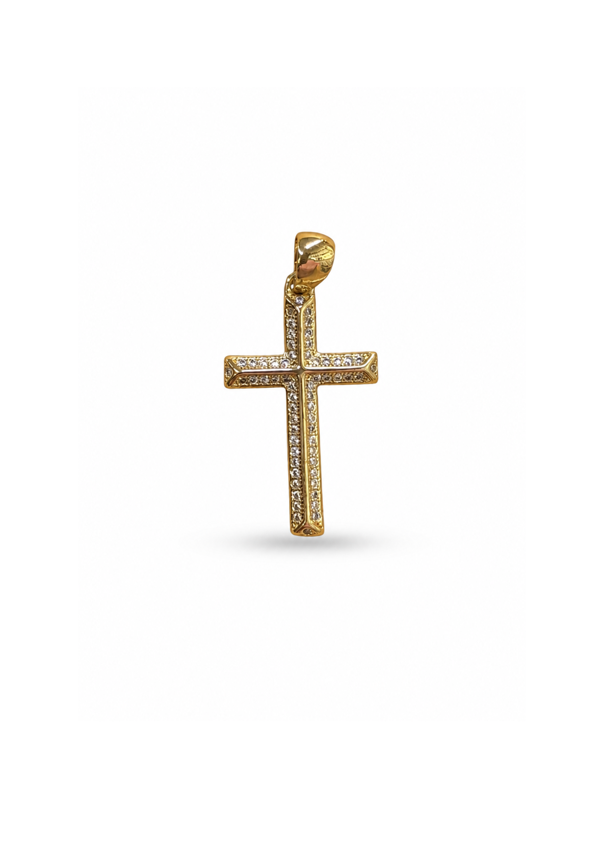 Dije cruz divine line acero inoxidable