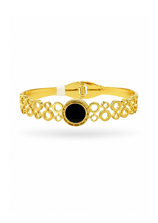 Brazalete tipo bulgari acero inoxidable