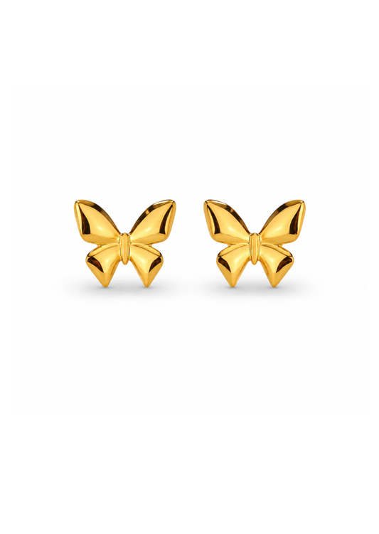 1 par retro mariposas acero Inoxidable 304