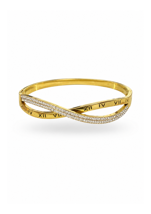 Brazalete infinito imperial acero titanio