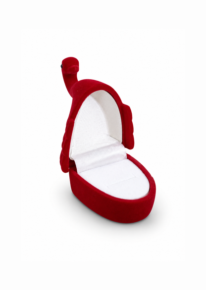 Estuche cisne para joyeria tercipelo