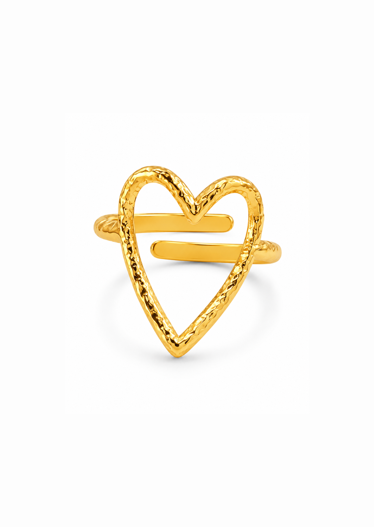 Anillo Corazón 1 acero inoxidable