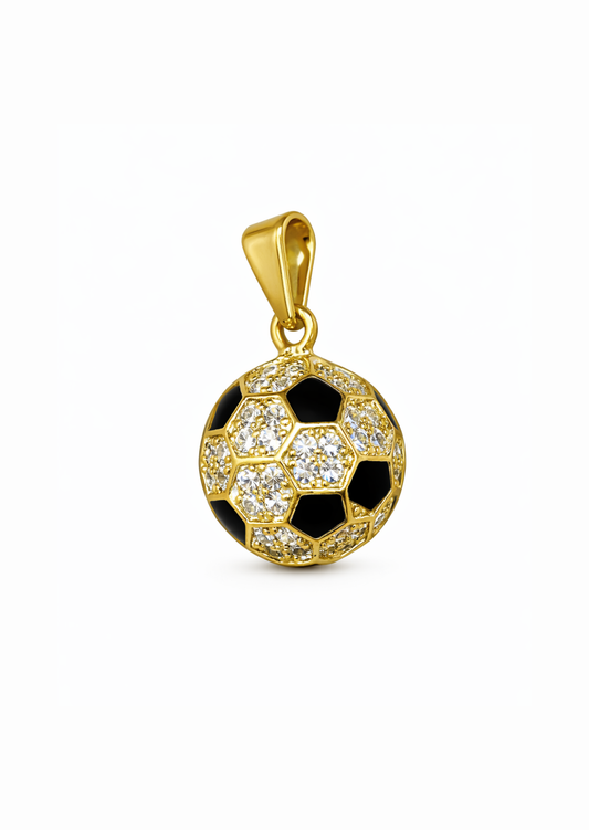 Dije balón futbol acero inoxidable