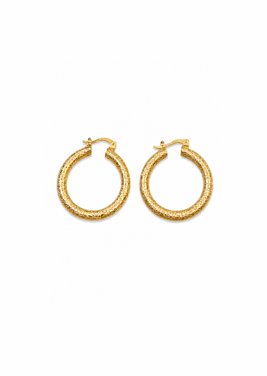Aretes arracadas arenada minis baño de oro